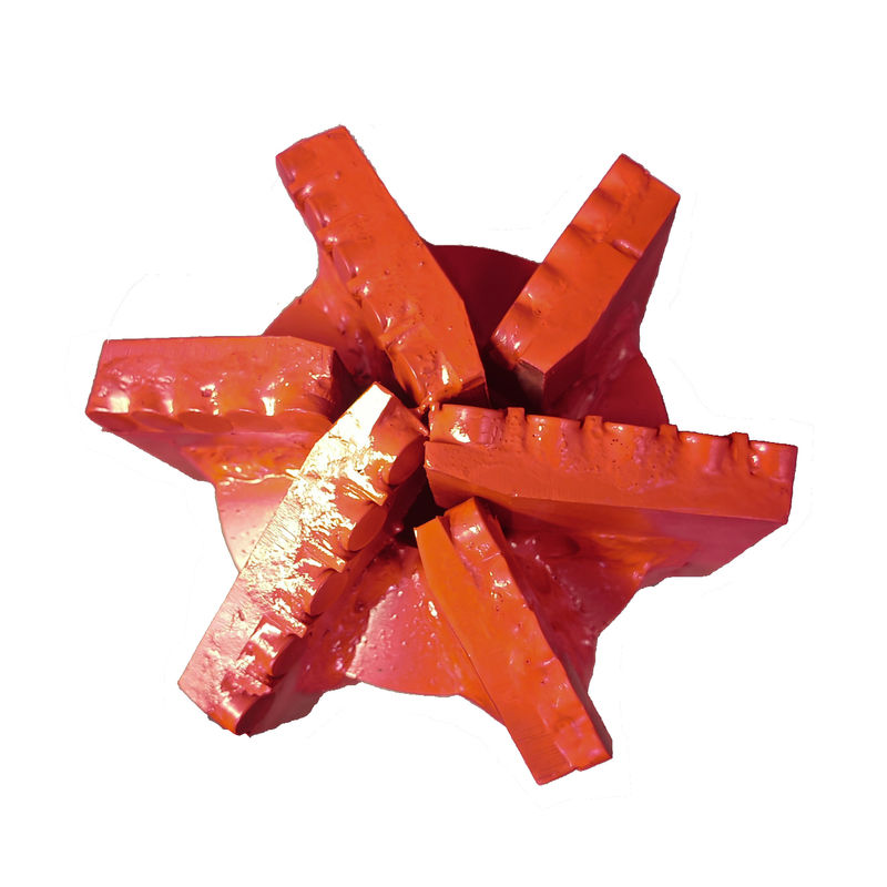 Bits di trascinamento PDC in acciaio personalizzati Applicazione per formazione media resistenza all'usura Forma rotonda