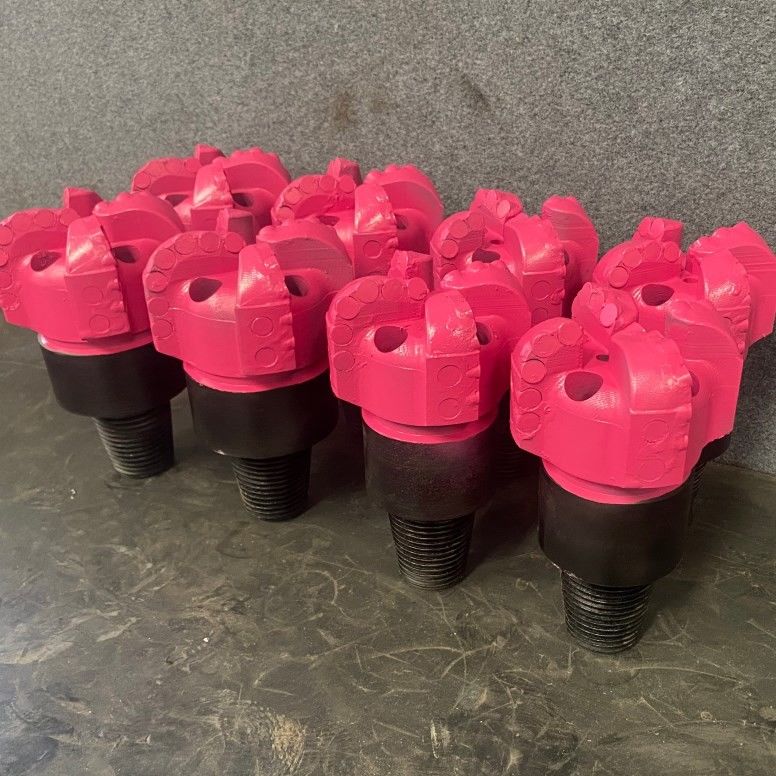 98 mm PDC Carbon Steel Rock Drill Bits per l'estrazione del carbone miniera sotterranea e per la perforazione di pozzi idrici